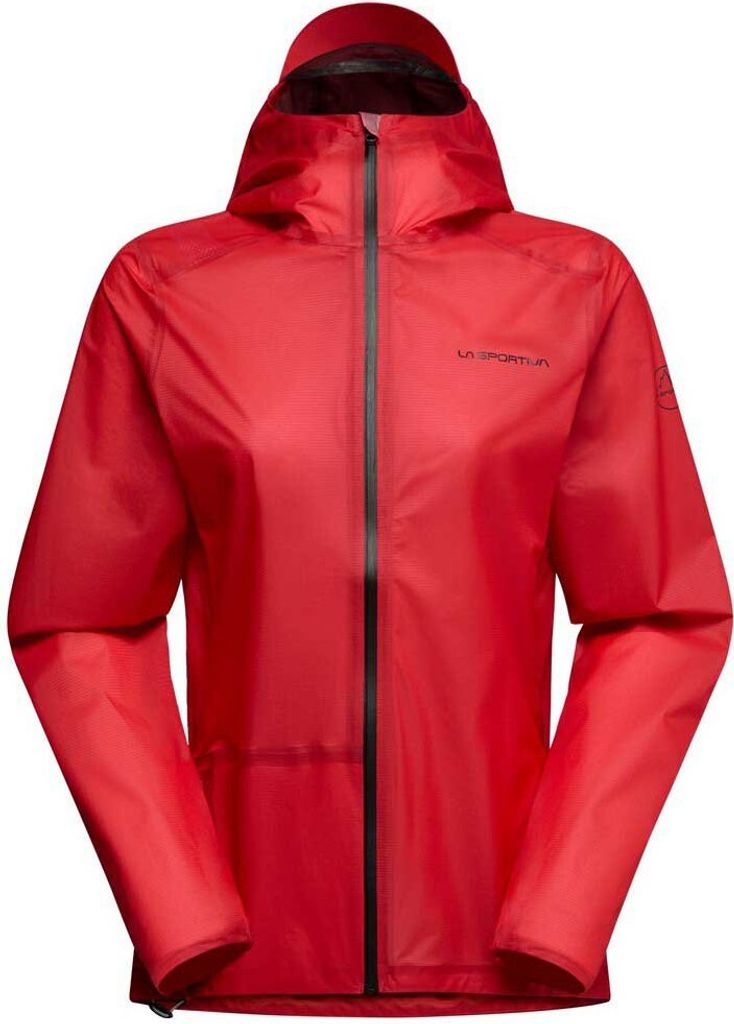 Ethereal Pro Jkt W, Mountain Running, Woman, Jackets, P02K00 Hibiscus/Black, L - La Sportiva