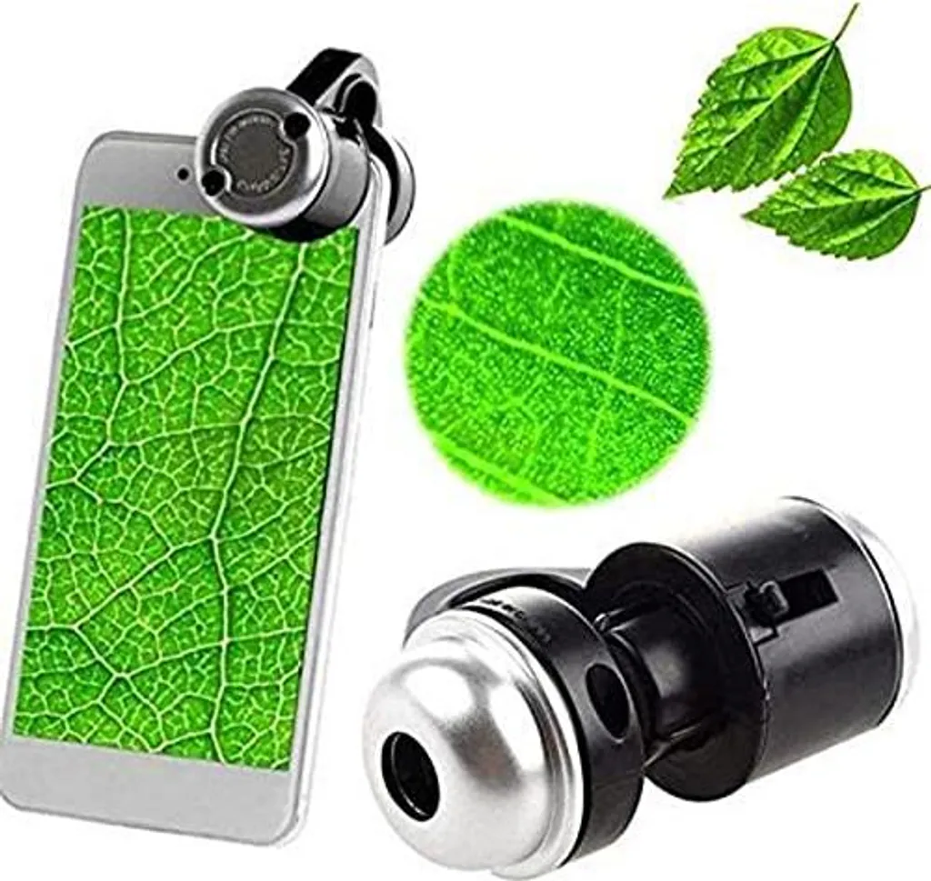 Mini microscope de poche LED pour enfant adaptable sur smartphone