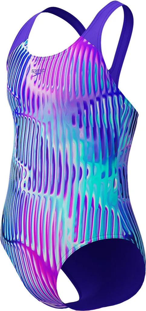Maillot Speedo Digital Allover Splashback fille, tissu haute résistance