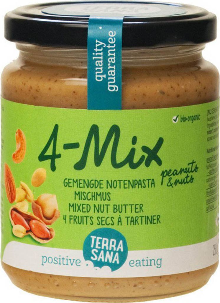 NUSSCREME-MISCHUNG (4 NÜSSE) 250 g - TERRASANA