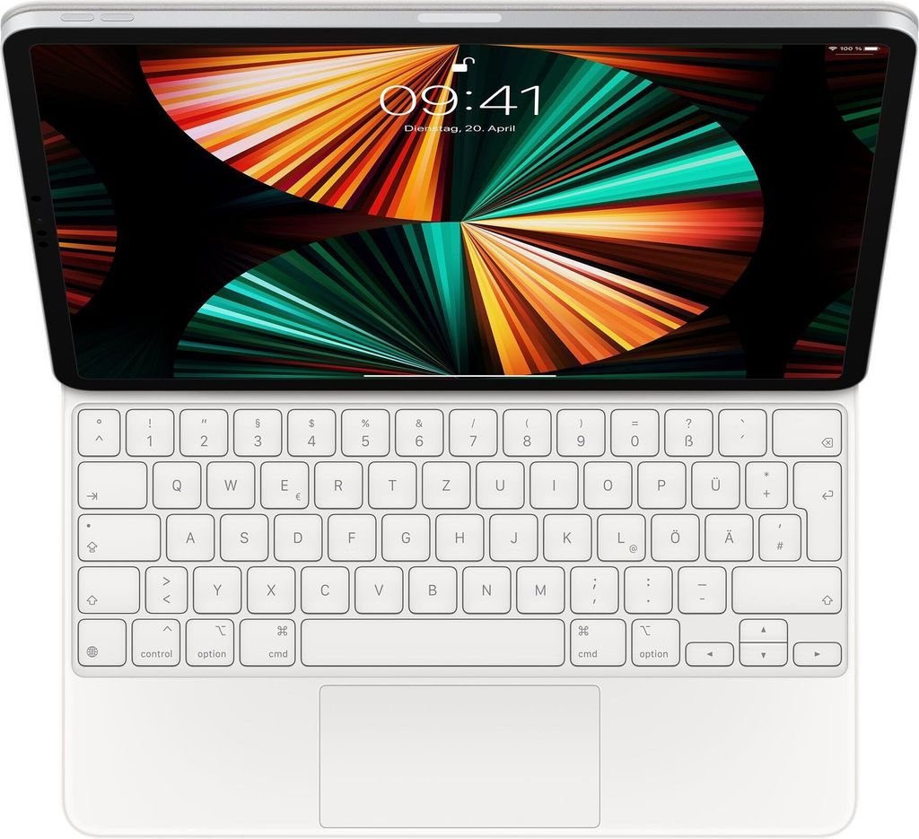 MJQL3D/A  Apple MJQL3D/A Tastatur für Mobilgeräte Weiß Produktbild 