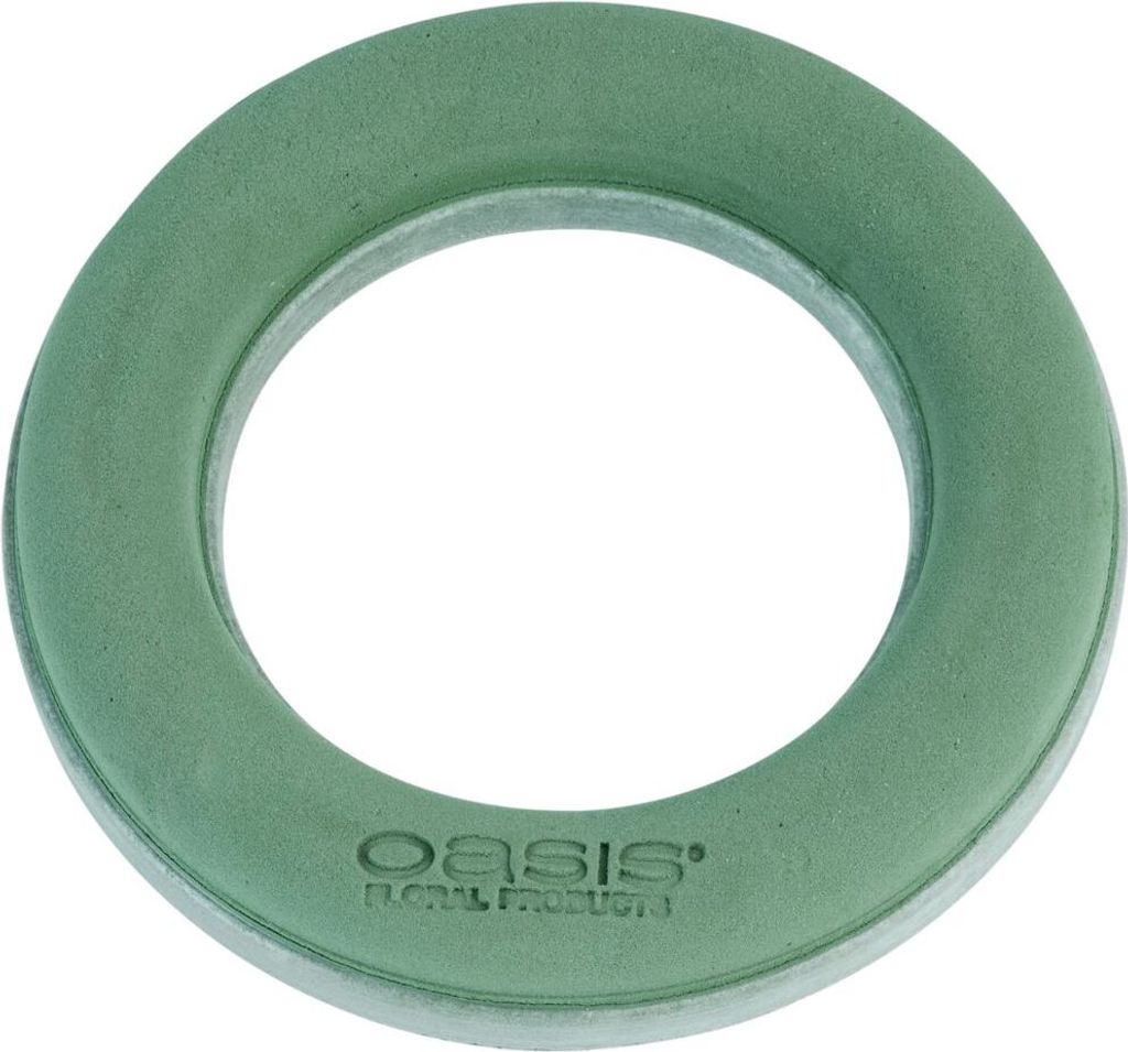OASIS Steckschaum ECObase Ring Ø25cm Steckmasse Steckschwamm - 4 Stück