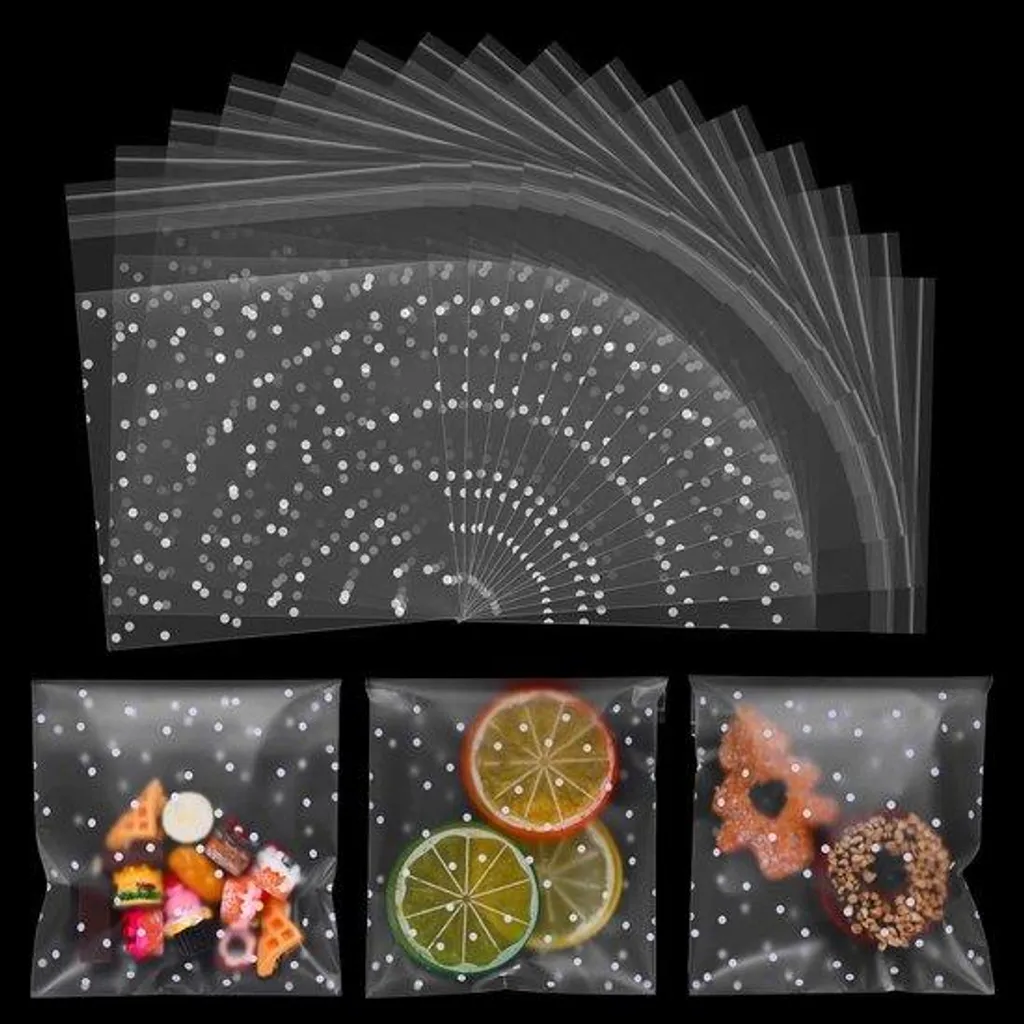 Sachets transparents 10x10 cm : fini les biscuits ramollis avec le zip