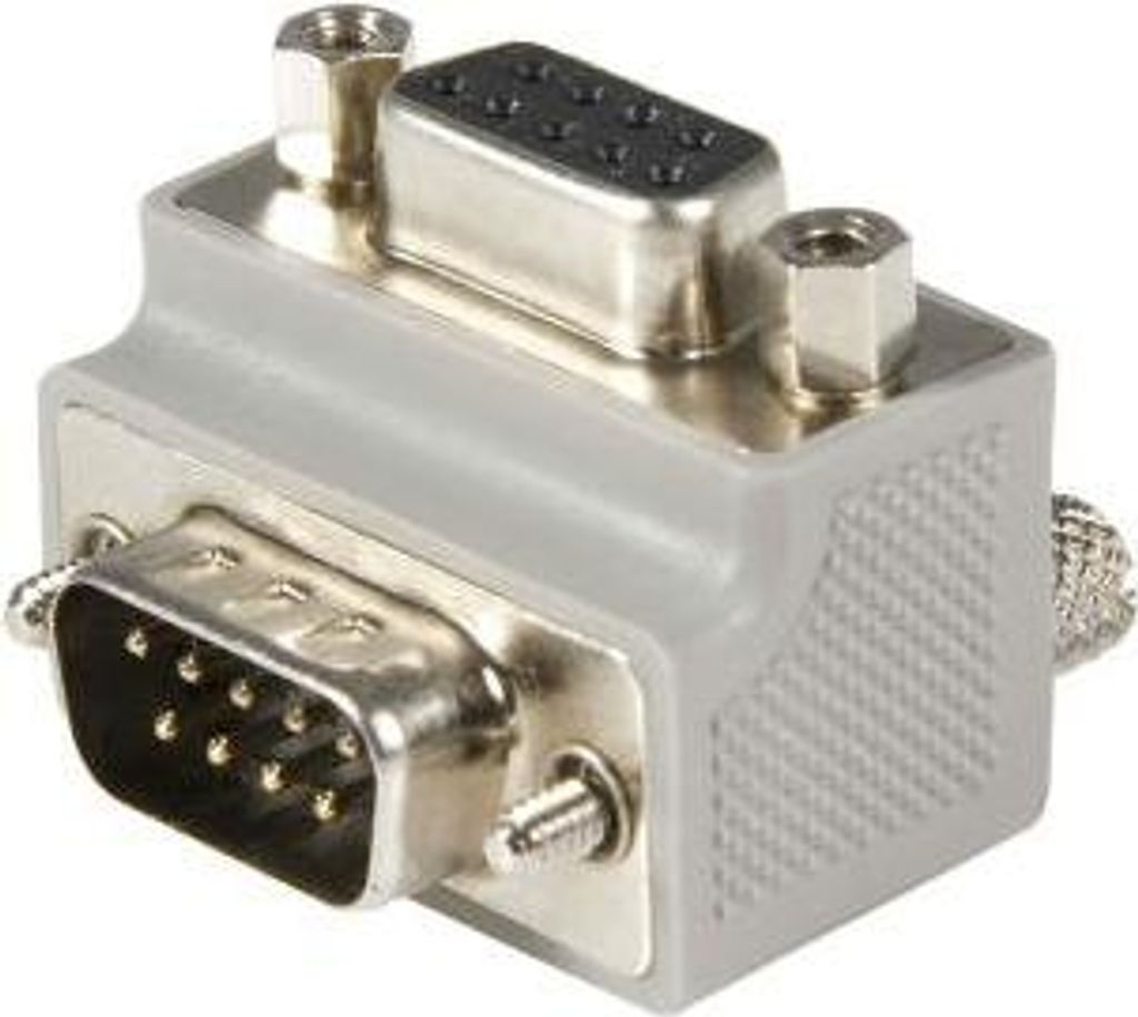 Rechter Winkel DB9 bis DB9 Serielles Kabel Adapter Typ 2 Stecker zu Buchse