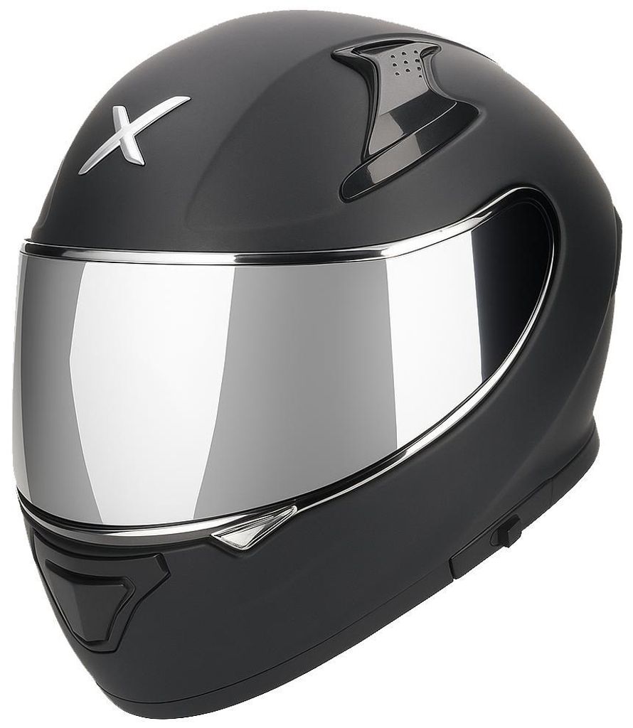 AXOR APEX Integralhelm + Spiegelvisier S in schwarz/grau