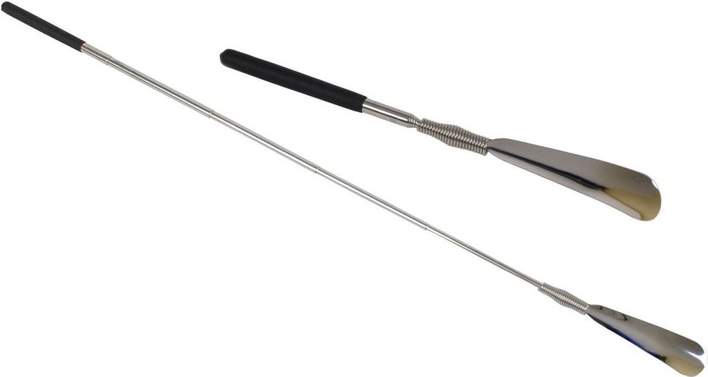 Teleskop-Schuhanzieher 31-79cm Schuhlöffel Anziehhilfe Produktbild 