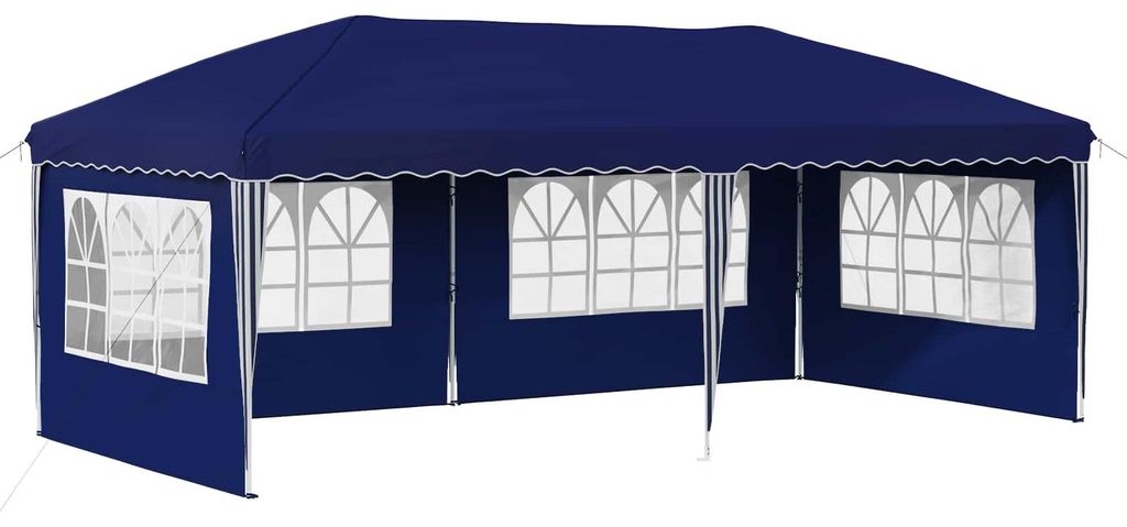 vidaXL Pop-up Partyzelt 575 x 289 x 245 cm Blau