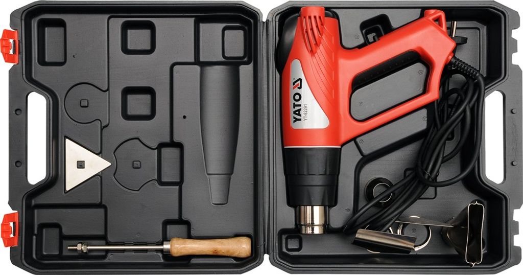 Yato yt-82291 2000w 70~550degc pistola termica con Immagine del prodotto 