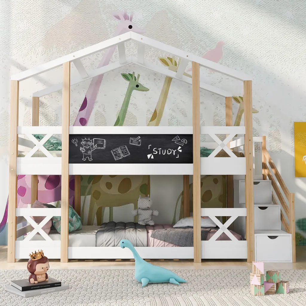 Lit superposé 90x200cm sécurisé pour optimiser les petites chambres