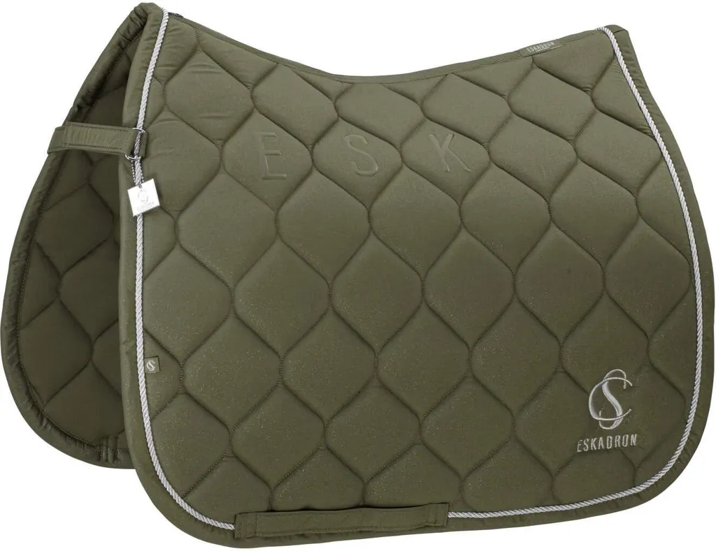 Eskadron Dressurschabracke Sparkle FS25 Dusty Olive PD - Offerta Shop