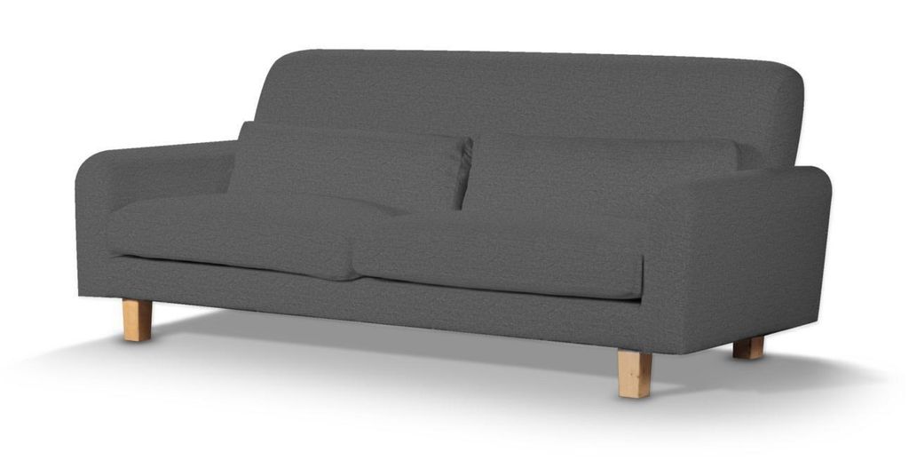 Dekoria Bezug für Sofa Nikkala, dunkelgrau, Nikkala Sofabezug kurz