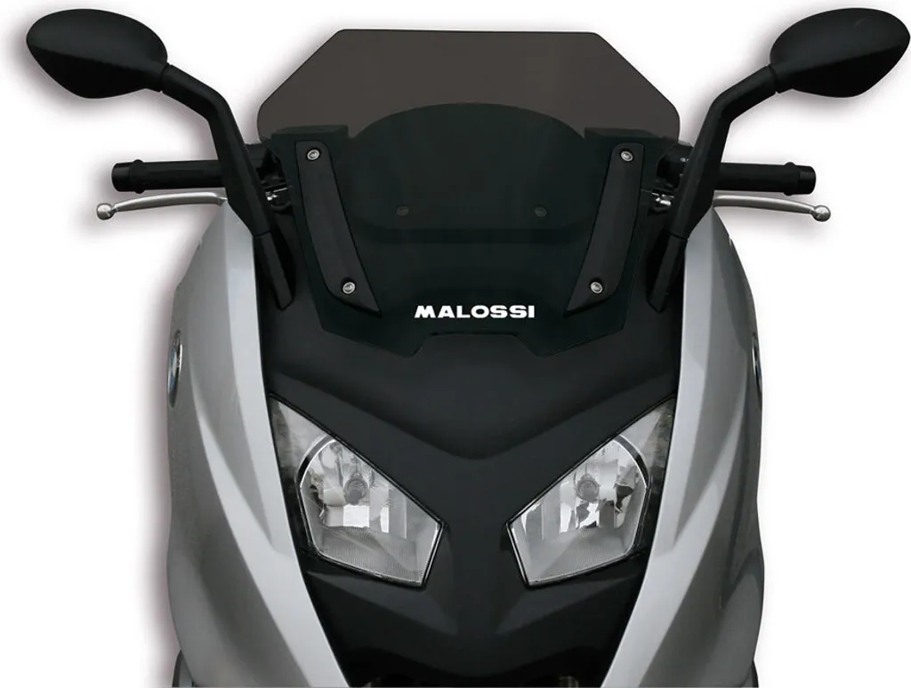 Bulle sport Malossi fumée 41x40 cm carénage de protection pour moto