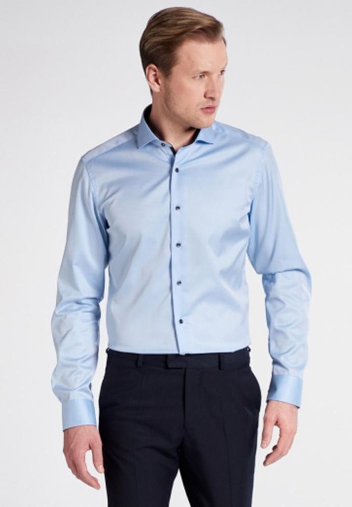 Eterna Herren Hemd Slim Fit 1/1 Arm 8819-10-F142 AL: 67 cm Produktbild 