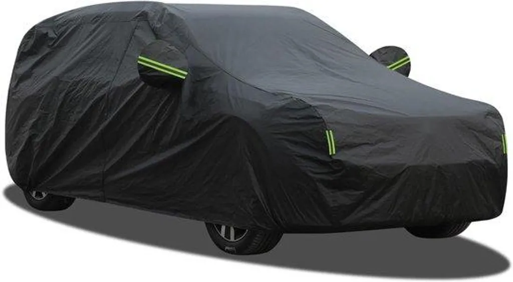 Housse de voiture SUV imperméable noire protection extérieure 410-430cm