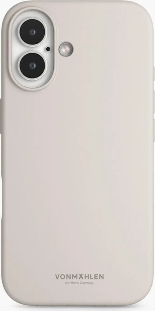 Vonmählen Coque en Silicone iPhone 16 Plus Cream MSC00058 Premium