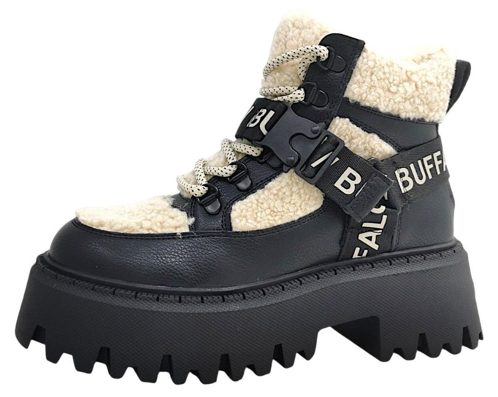 Buffalo Aspen Com Mid Warm Damenschuhe Schnürstiefel Produktbild 
