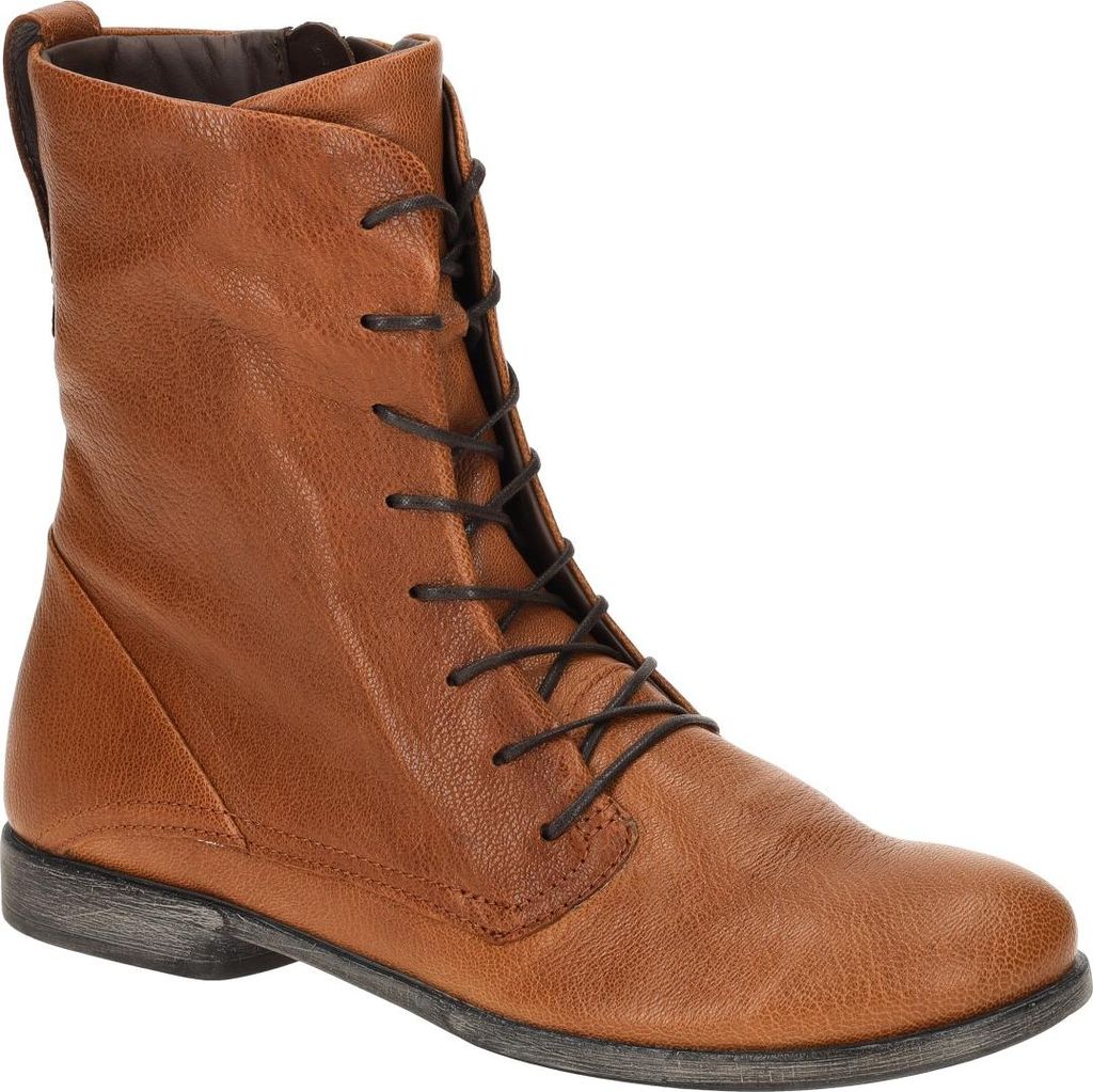 Think AGRAT Damen Stiefeletten - elegante Stiefelette braun Elegant NEU