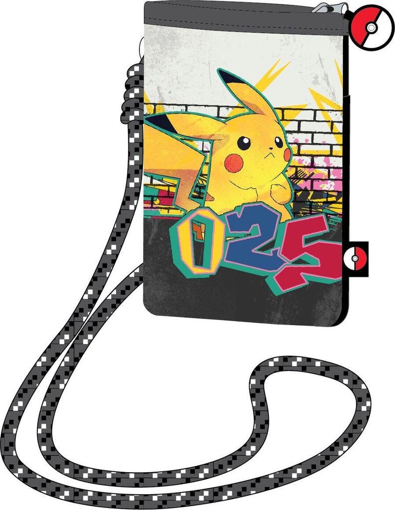 Safta Pokémon - Pikachu Kordeltasche für Handy Produktbild 
