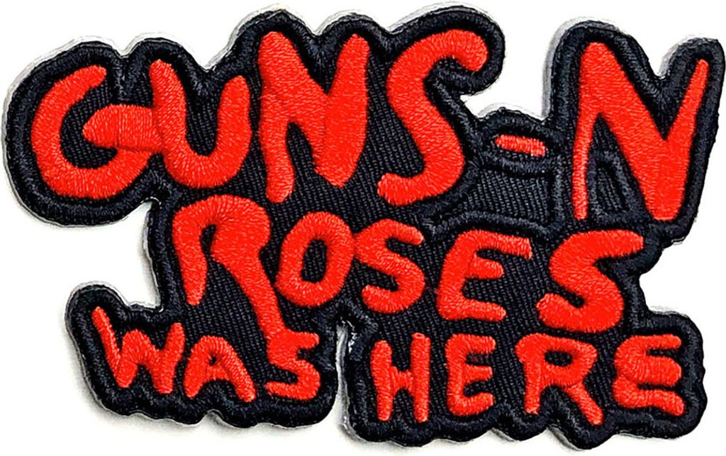Guns N' Roses Cut Out Was Here Aufnäher zum Aufnähen