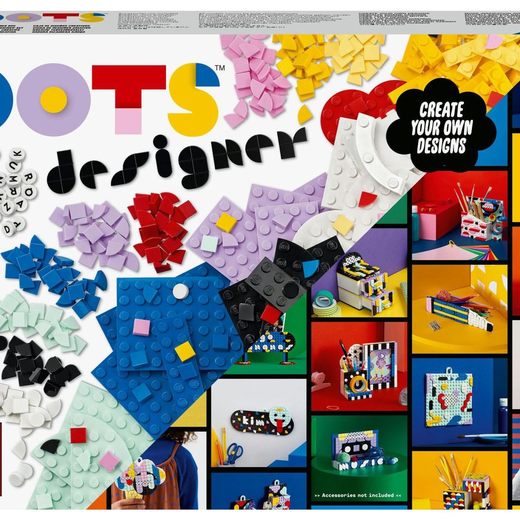LEGO DOTS Designer Box Creativa 41938 - Set da Costruzione, Immagine del prodotto 