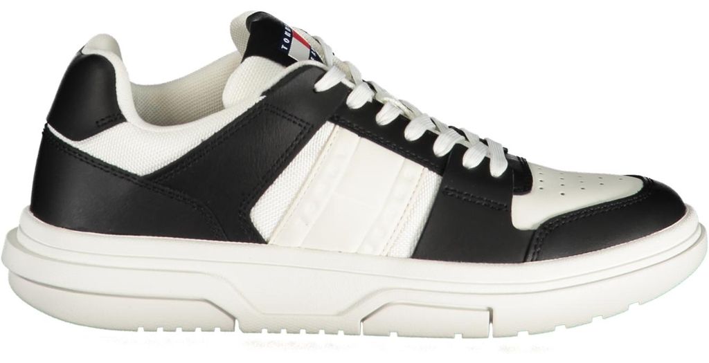 Damen Sportschuh Schwarz mit Weißen Details für Eleganten Look