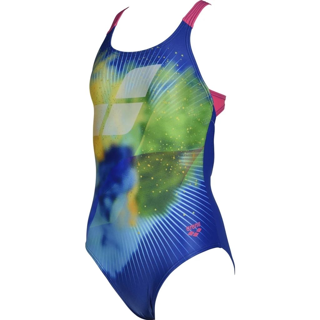 Arena Girl's Swimsuit Swim Pro Back Place Royal-Freak Rose 152