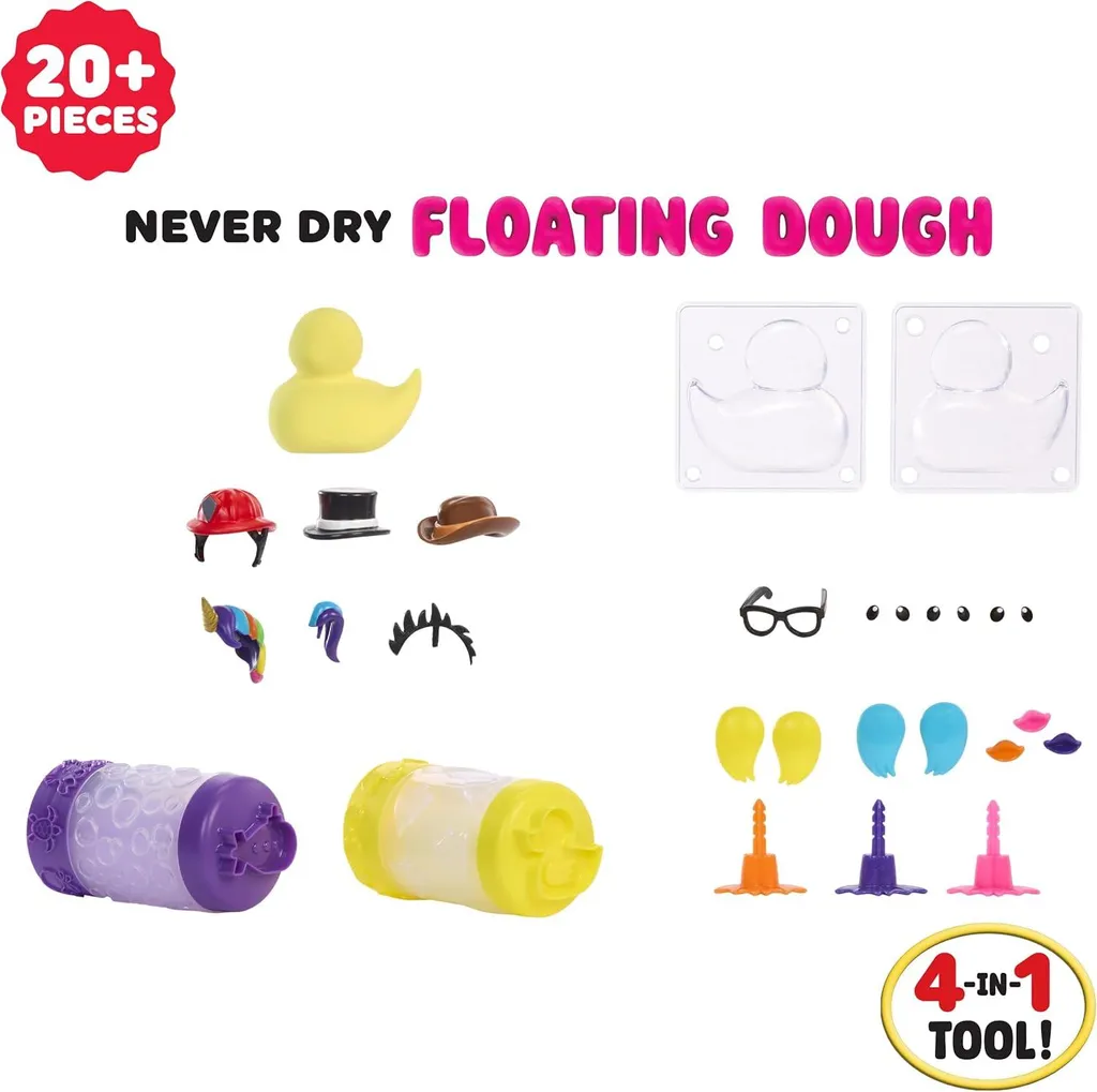 Pâte à modeler qui ne sèche pas Never Dry MGA canards flottants 3D
