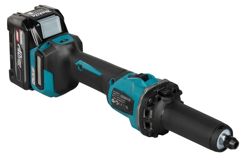 Meuleuse droite 40V Makita pour ébavurage et rectification de métal