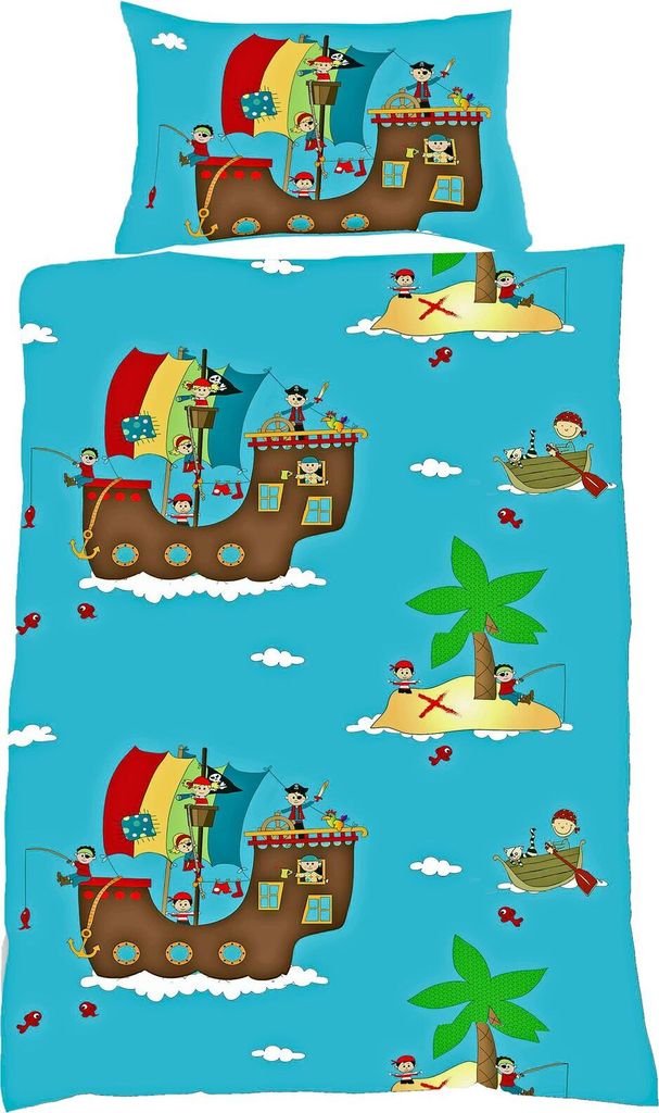 JACK by Fleuresse Kinder Biber Baby Bettwäsche 2 tlg. Produktbild 