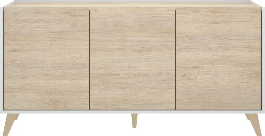 Buffet Afrodite Chêne Brun : Solution de Rangement Large et Design - 6