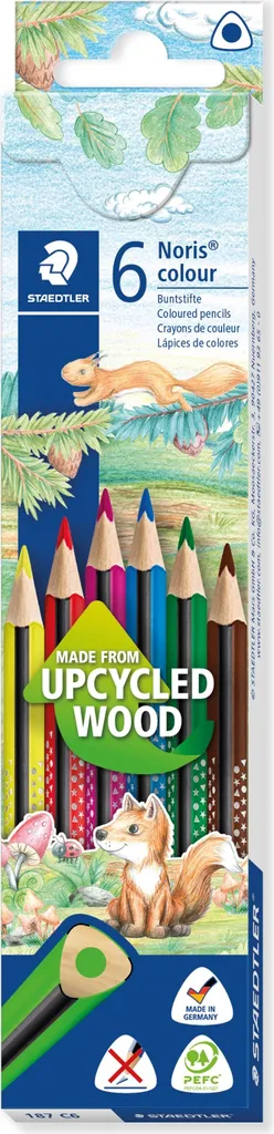 Fini les Mines Brisées avec les 10 Crayons de Couleur Noris 187 C6 PEFC