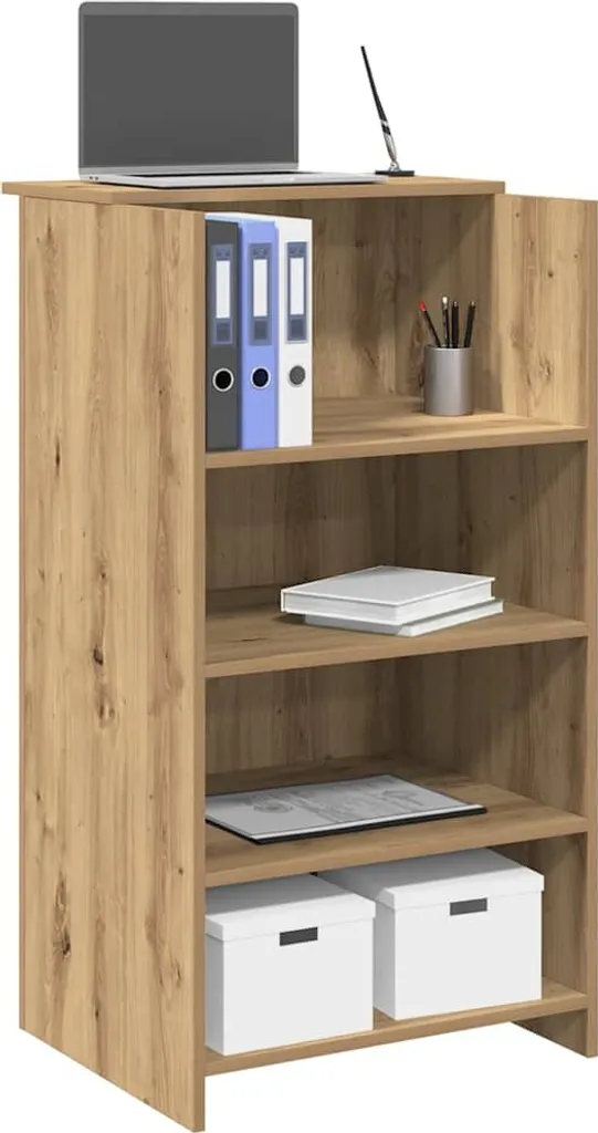 Bancone Reception Piccolo 55cm Rovere Artisan | Mobile Vetrina Ufficio