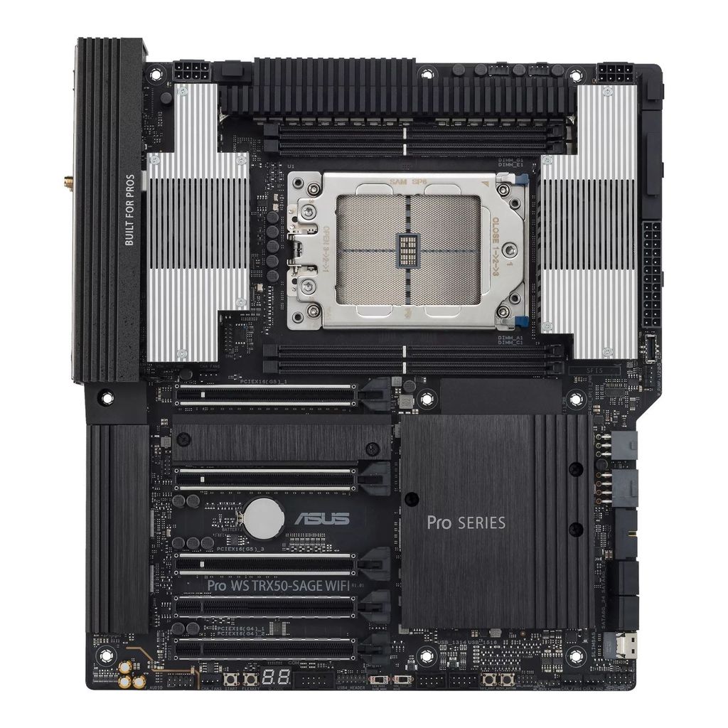 Asus 90Mb1Fz0-M0Eay0 Pro Ws Trx50-Sage Wifi//Amd Str5,Trx50,Pcie 5.0,Ws Mb