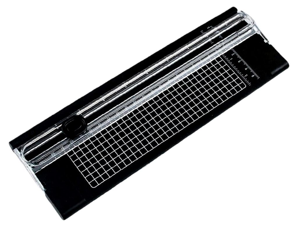 A4 bidirektionaler Papierschneider mit ausziehbarem Lineal, leichte Schneidemaschine, A4, Präzisionspapier-Fotoschneider, Guillotine, Schule, Zuha...