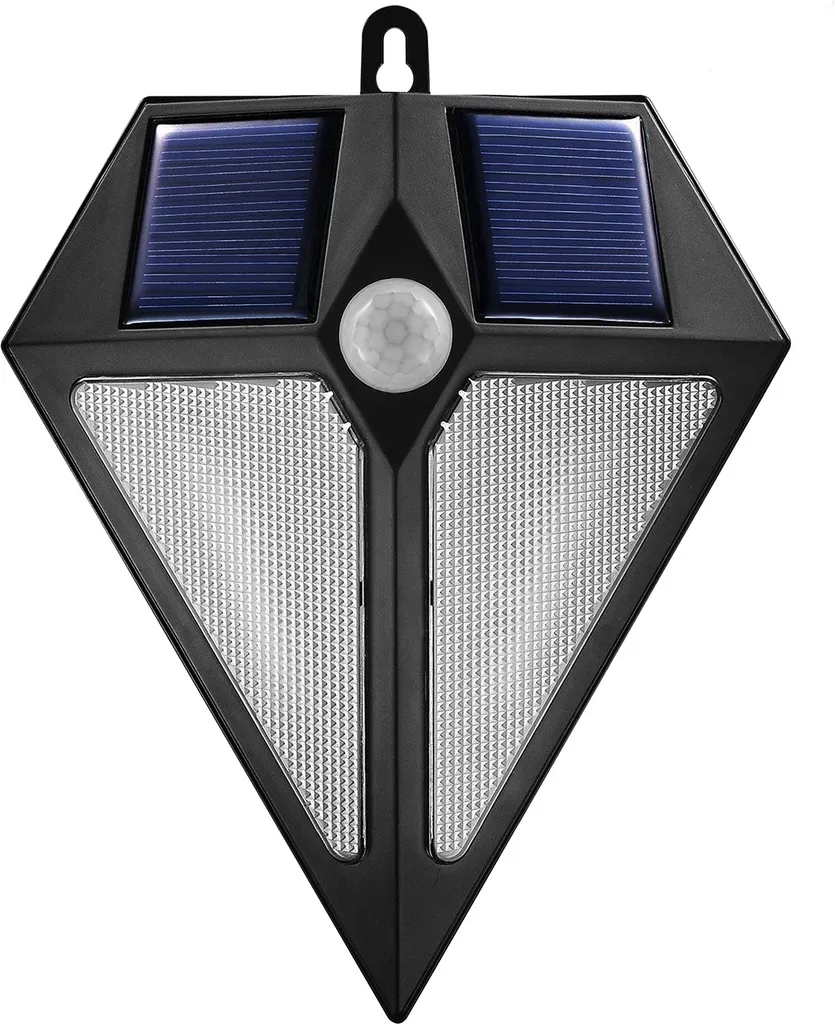 Luce LED solare Lampada da parete Giardino Terrazza Balcone Protezione IP65 3 modalità NUOVO