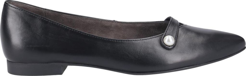 Paul Green Ballerina 1066-045, Glattleder, Schwarz, Damen