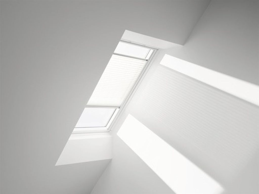 VELUX Plissee-Faltstore weiß manuell FHL Y87 1016S