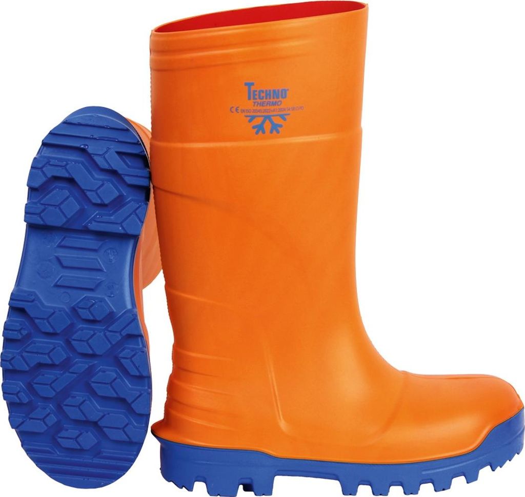 Feldtmann Techno Boots PolyurethanSicherheitsgummistiefel Navesti 35337 Gr. 41 orange/blau