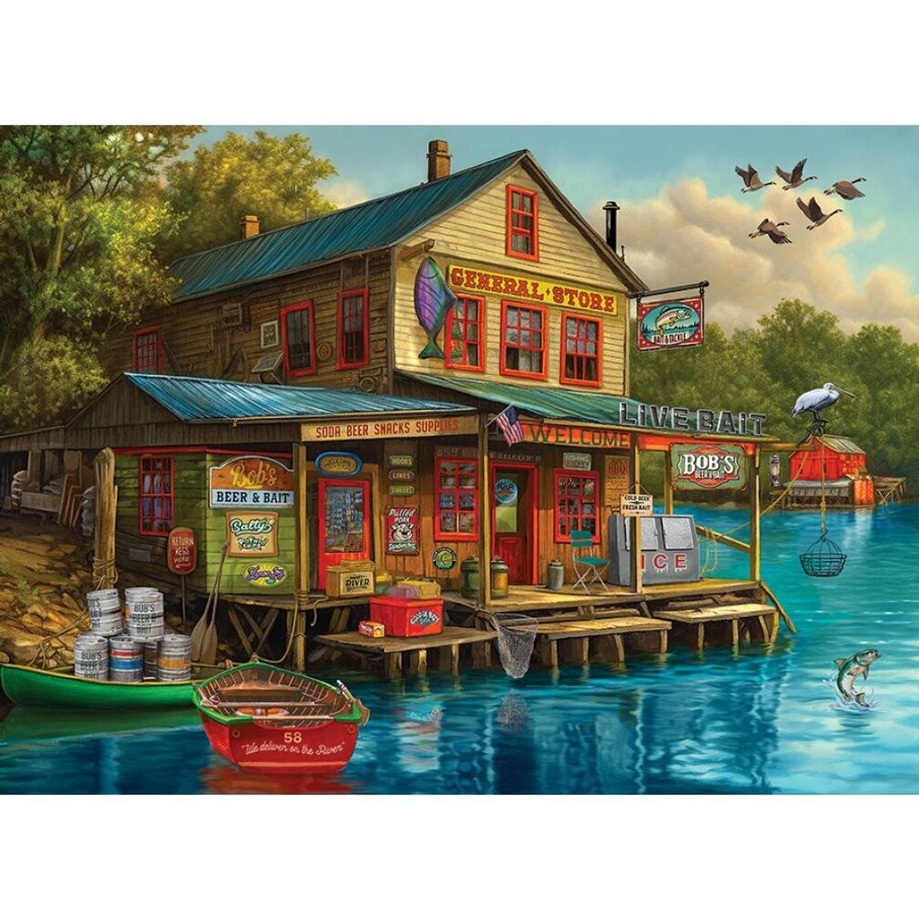 COBBLE HILL Puzzle Shop Bob' s Beer & Bait 1000 Teile