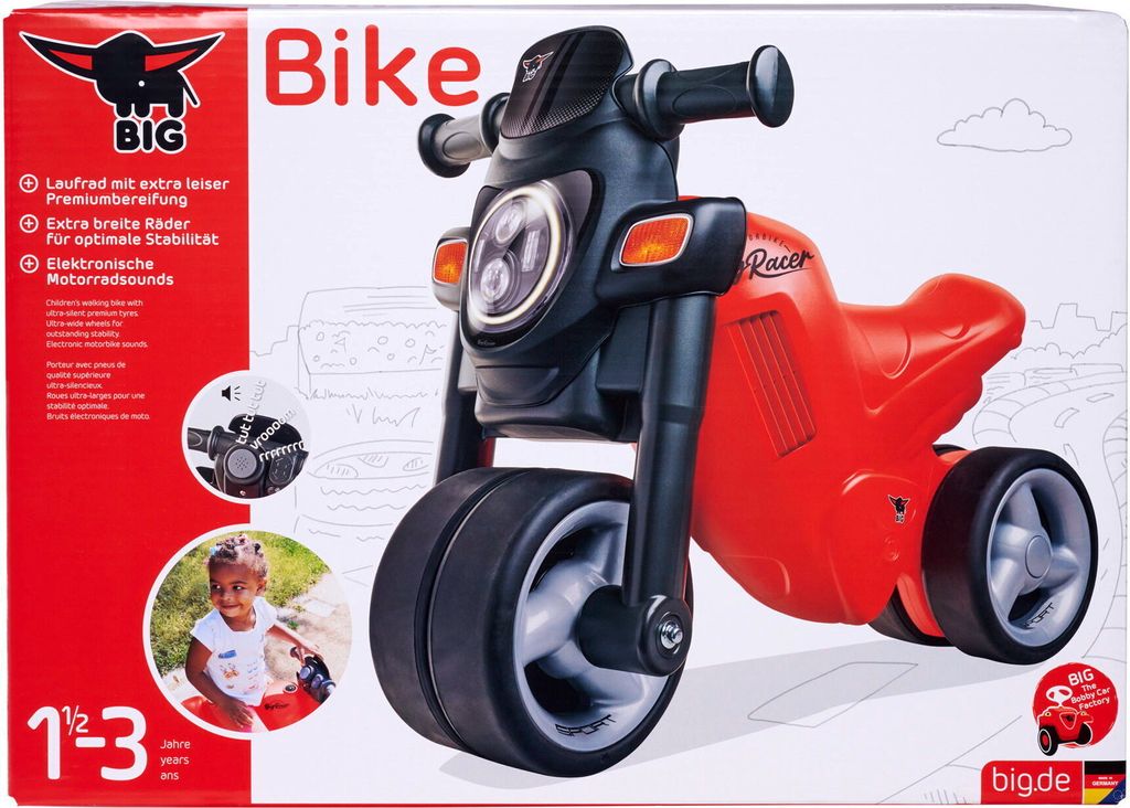 BIG 800056386 BIG Sport Bike roue rouge Image du produit 