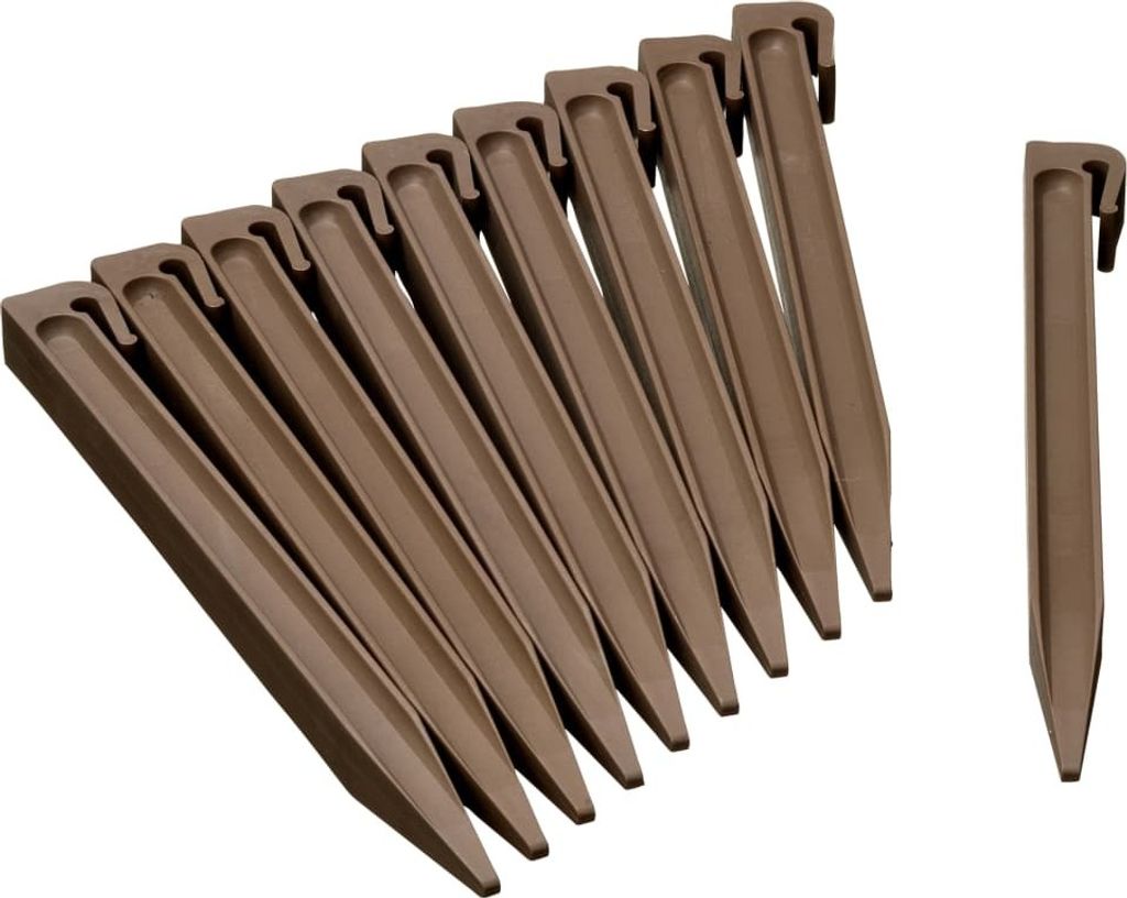 Nature Garten-Bodenanker 10 Stk. Taupe Produktbild 4