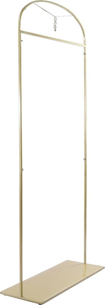 Brautkleid-Displayständer - Freistehender Kleiderständer - Höhe 2,3 m - Tragkraft 20 kg - Minimalistisches Design für Einzelhandel/Boutique - Gold