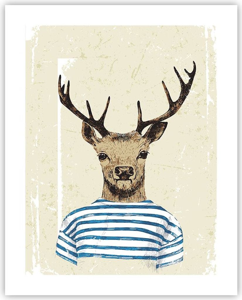 Poster - Poster ohne Rahmen - Hipster Anthropomorphismus Produktbild 