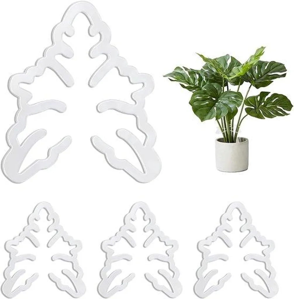 Tiges de protection pour plantes en acrylique transparent - lot de 4
