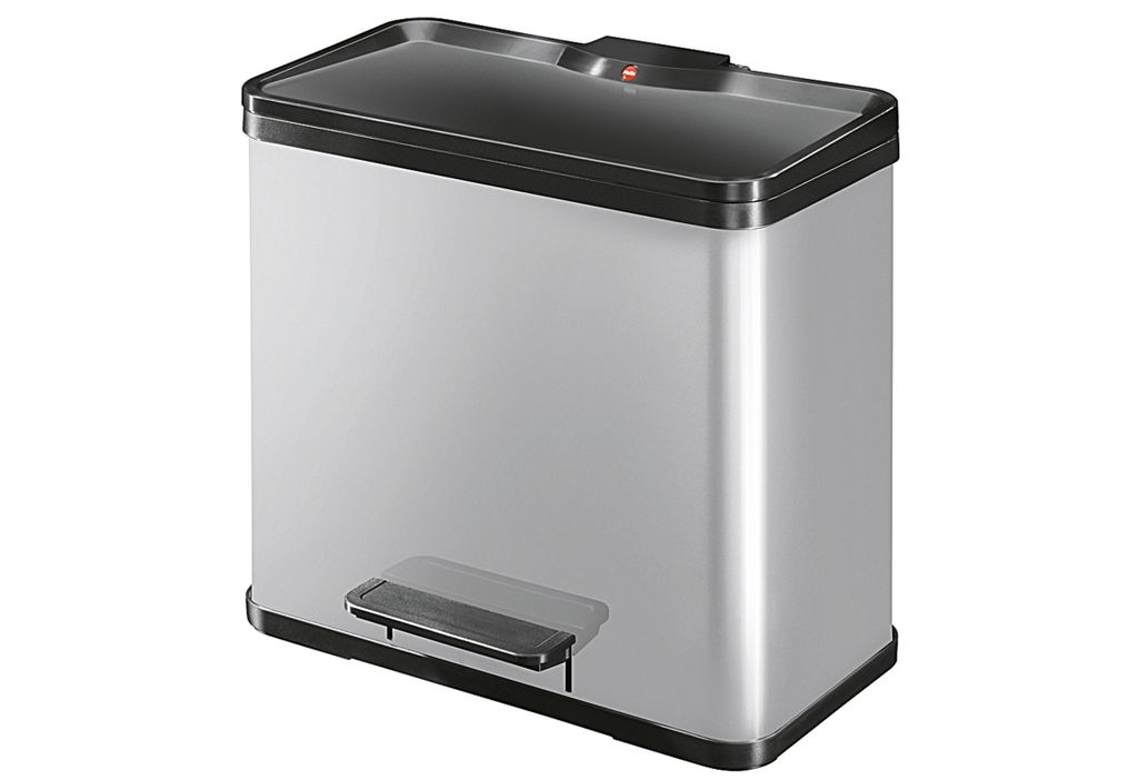 Hailo ÖKO DUO PLUS L, 26 l, Prostokątny, Stal nierdzewna, Zdjęcie produktu 