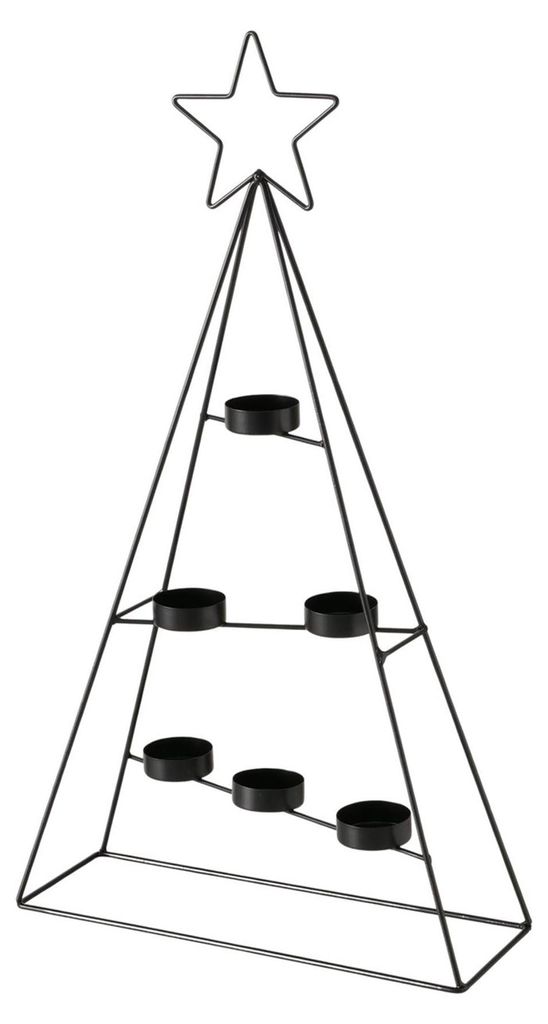 Boltze Home Teelichthalter Weihnachtsbaum