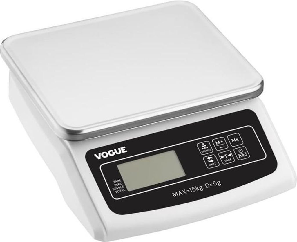Vogue Elektronische Plattformwaage 15kg