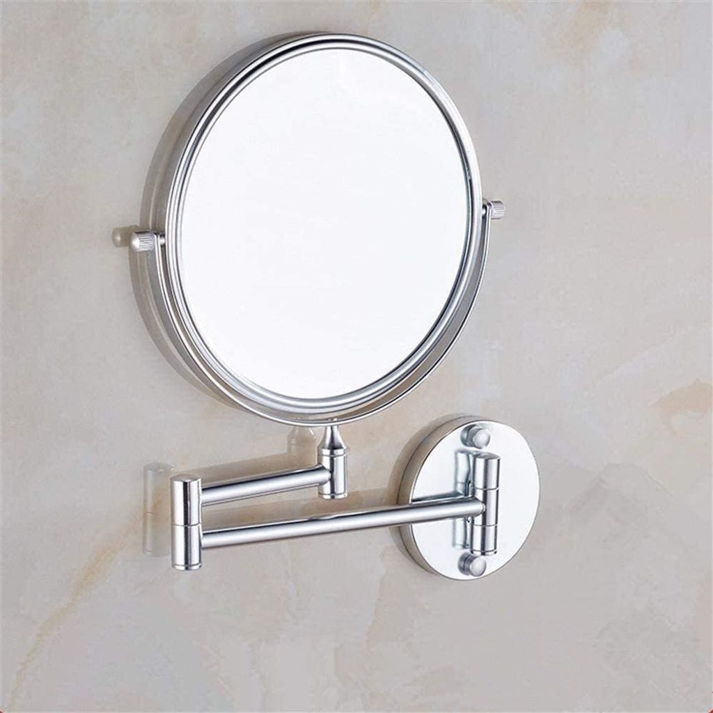 Dreifach Spiegel Mit Edelstahl-Rahmen - Schminkspiegel Für Bad & Schlafzimmer