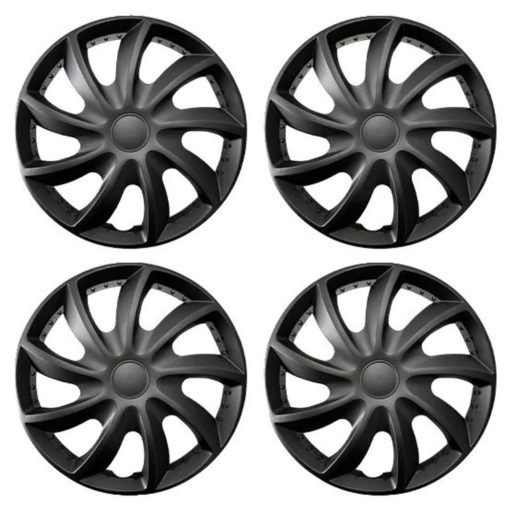 Enjoliveurs acier 15 pouces lot de 4 style BF anti-perte et incassables
