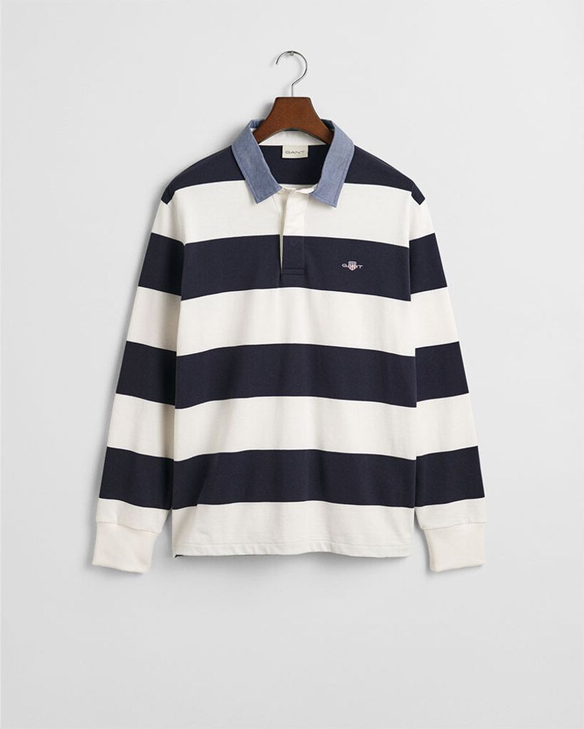 Gant 2004083 Langarm-polo Weiß S Mann Weiß S